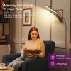 Black Modern 68-inch LED Dimmable Floor Lamp with Remote - Accent/Reading Light