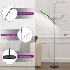Black Modern 68-inch LED Dimmable Floor Lamp with Remote - Accent/Reading Light