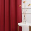 52 x 96 inch Solid Red Thermal Blackout Curtain Panels - Set of 2