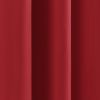52 x 108 inch Solid Red Thermal Blackout Curtain Panels - Set of 2