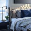 Set of 2 - Modern Stylish Black Metal Arch USB Table Lamp with LED Bulbs
