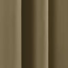 52 x 54 inch Solid Olive Green Thermal Blackout Curtain Panels - Set of 2