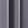 52 x 108 inch Solid Grey Thermal Blackout Curtain Panels - Set of 2
