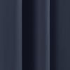 52 x 108 inch Solid Navy Blue Thermal Blackout Curtain Panels - Set of 2