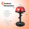 Red Double Layer Portable Electric 1600 Watt BBQ Grill