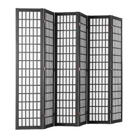 Room Divider, 6 Panel Japanese Room Divider, Folding Privacy Screen Indoor, Portable Partition Dividers and Decoration Screens, for Room Separati